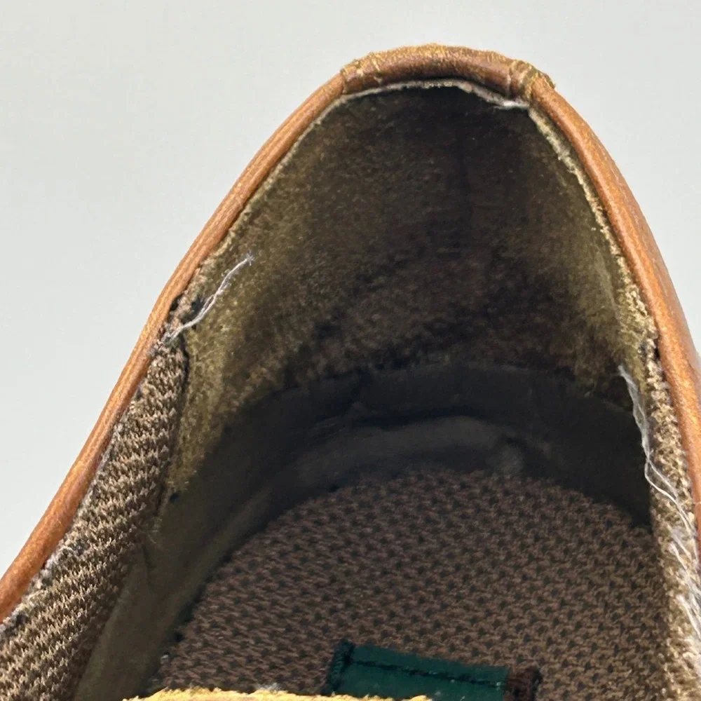 Bass Oxford Shoes Men 10.5 Brown Leather Waterproof Cap Toe Bond RM71 Gorpcore